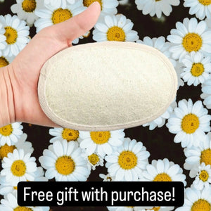 Get free sponge with purchase.