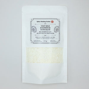 Goat Milk Magnesium Bath Salts 150g - front